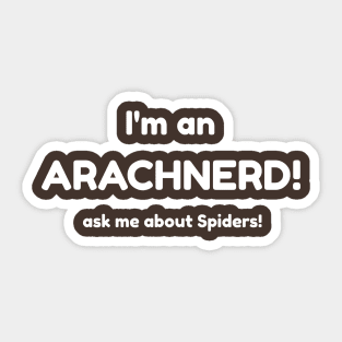 Arachnerd Sticker